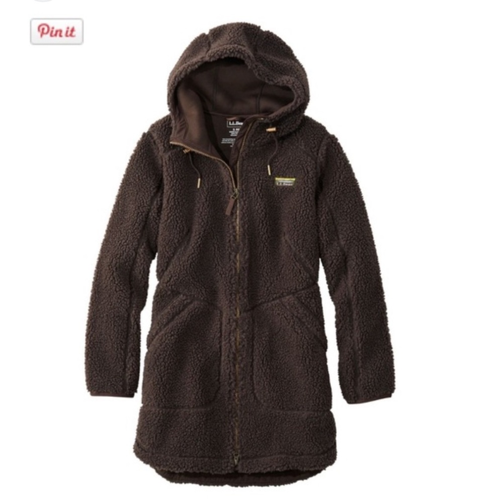 L.L. Bean Women's Mountain Pile Fleece Coat